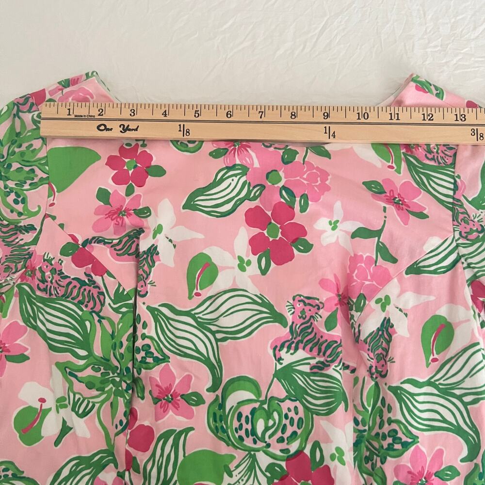 Lilly Pulitzer Jubilee Tiger Lily Floral Shift Mini Dress Size 0 - Picture 10 of 14